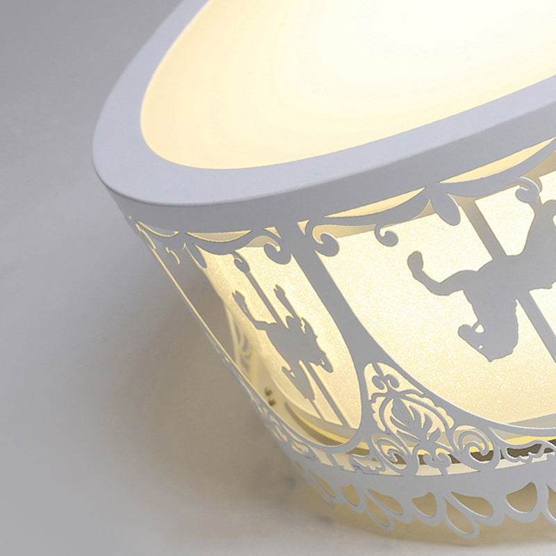 Modern Acrylic Flush Mount Ceiling Light: Perfect For Kid’s Bedroom