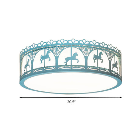 Modern Acrylic Flush Mount Ceiling Light: Perfect For Kids Bedroom