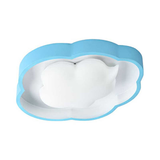 Modern Led Ceiling Fixture For Cloud - Inspired Children’s Bedroom