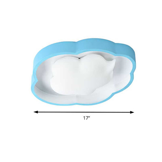 Modern Led Ceiling Fixture For Cloud - Inspired Children’s Bedroom