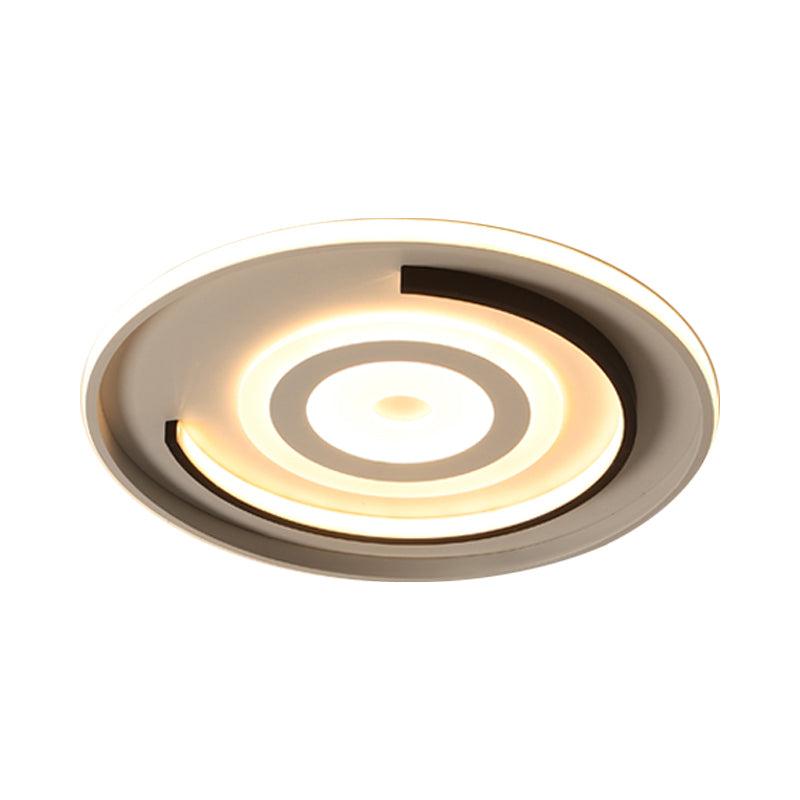 Led Ceiling Lamp - Simple Style Acrylic Ultrathin Flush Mount In Warm Or White Light