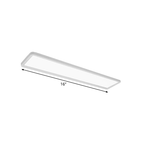 Ultrathin Led Flush Mount Ceiling Lamp - 16’/19.5’/31.5’ Warm/White Light Options