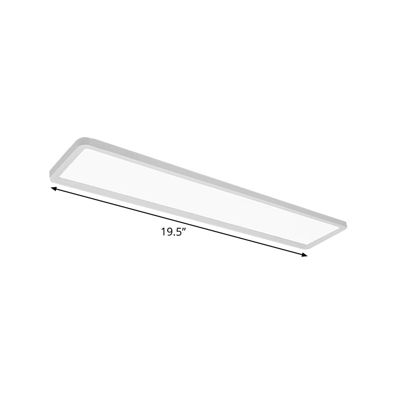 Ultrathin Led Flush Mount Ceiling Lamp - 16’/19.5’/31.5’ Warm/White Light Options