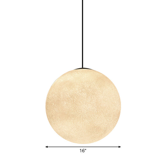 Romantic Modern White Glass Pendulum Light - 1-Light Ceiling Hang Lamp 10/12/16 Wide