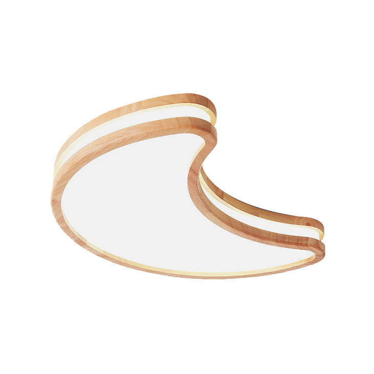 Nordic Style Acrylic White Led Ceiling Lamp For Kid’s Bedroom - Sky Mount Light