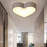 Modern Gray Acrylic Led Flush Light For Foyer Bathroom Energy-Saving Nordic Ceiling Mount Grey /