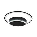 Contemporary Round Acrylic Flush Mount Ceiling Light For Living Room Décor