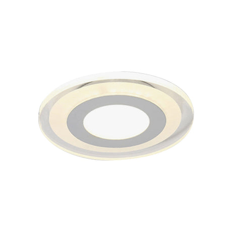 Sleek Led Ceiling Light With Acrylic Shade For Narrow Spaces
