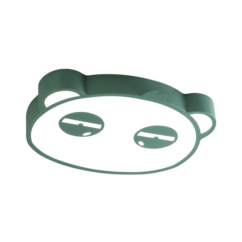 Here Are Two Options:

1. Panda Flushmount Nursery Light - Colorful Animal Led Ceiling Lamp
2.