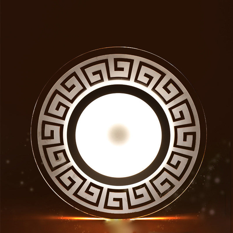 Minimalistic White Acrylic Led Wall Lamp For Bedroom - Diamond Twig Flower Design / C