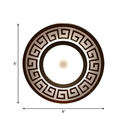 Minimalistic White Acrylic Led Wall Lamp For Bedroom - Diamond Twig Flower Design