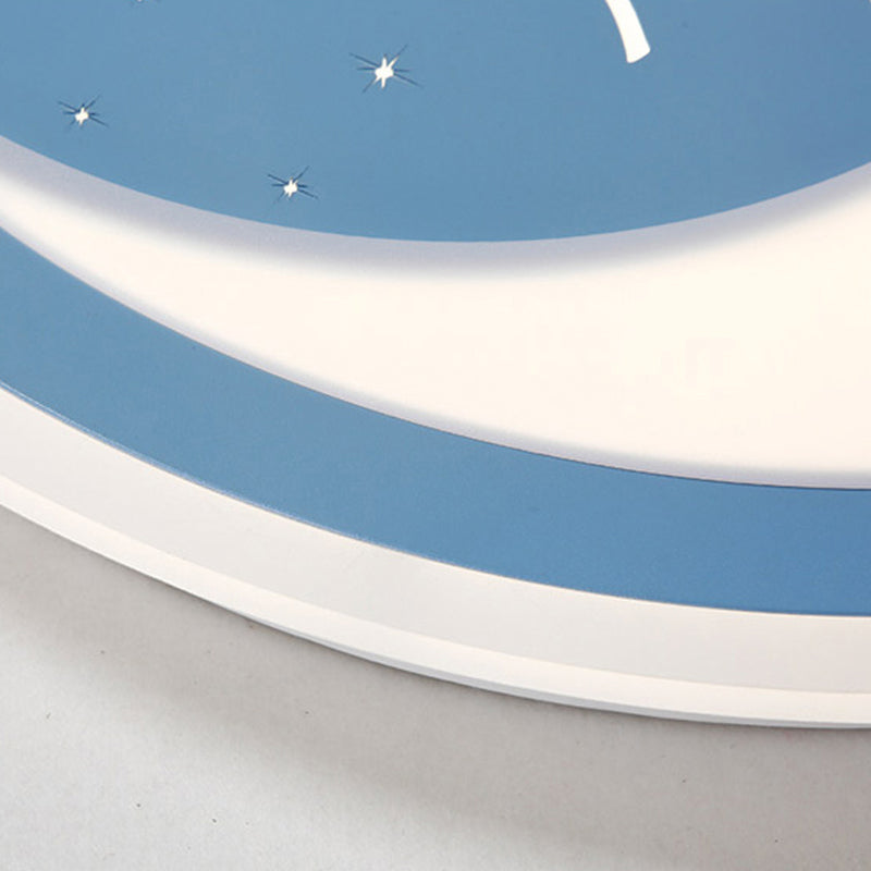 Chinese Valentine’s Day Led Flush Ceiling Light - Romantic Acrylic Lamp For Kid’s Bedroom