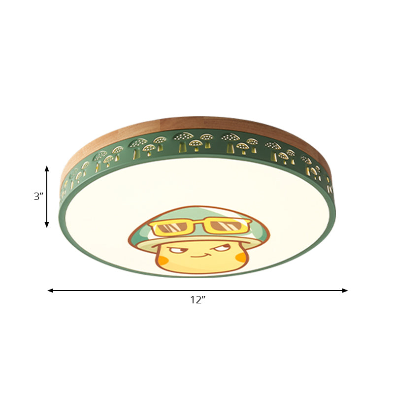 Modern Flush Mount Kindergarten Ceiling Light Fixture