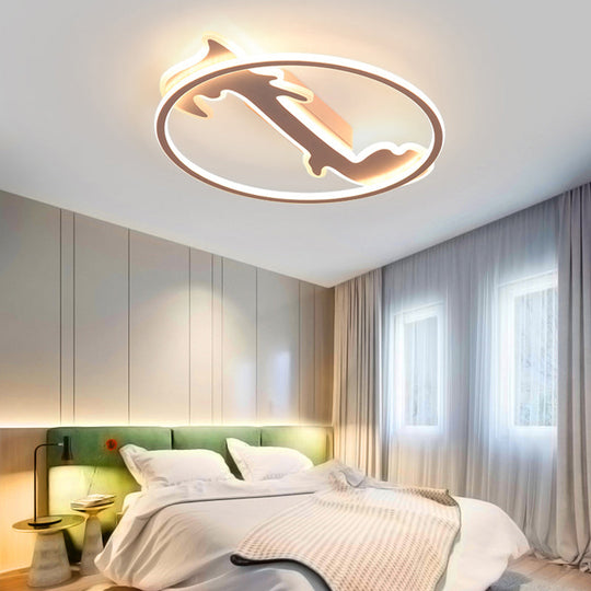 Nordic Style Led Baby Bedroom Ceiling Light With Tree Design