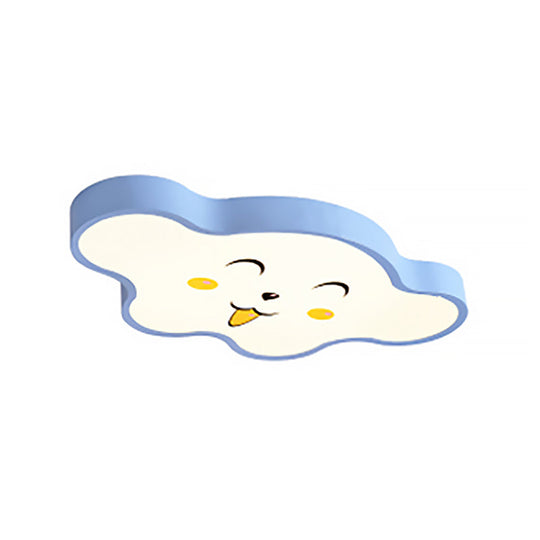 Cloudy Kid Bedroom Ceiling Light - Acrylic Cartoon Flush Mount