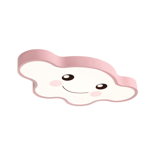 Cloudy Kid Bedroom Ceiling Light - Acrylic Cartoon Flush Mount