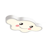 Cloudy Kid Bedroom Ceiling Light - Acrylic Cartoon Flush Mount