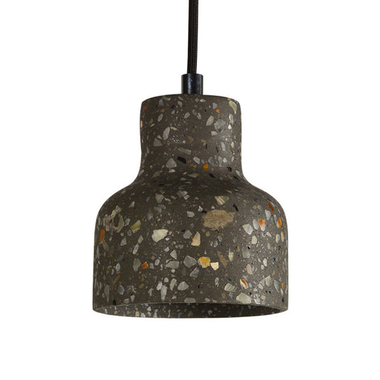 Nordic Terrazzo Hanging Lamp - Black/Red/Pink With Down Lighting Pendant Perfect For Dining Table 1