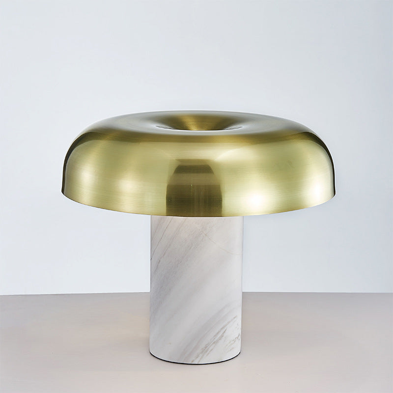 Olive - Minimalistische Pilz-Tischleuchte
