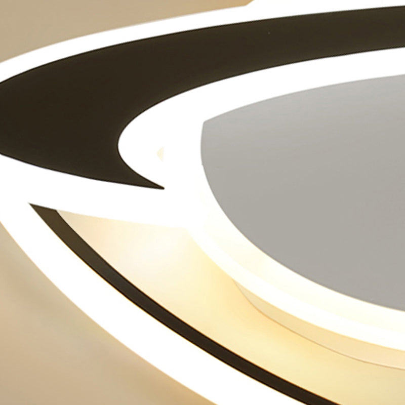 Creative Acrylic Led Flush Mount Ceiling Light For Boys Bedroom