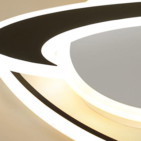 Creative Acrylic Led Flush Mount Ceiling Light For Boys’ Bedroom