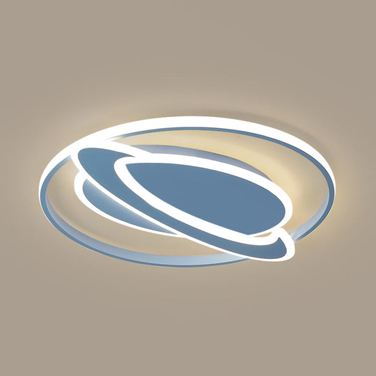 Creative Acrylic Led Flush Mount Ceiling Light For Boys’ Bedroom