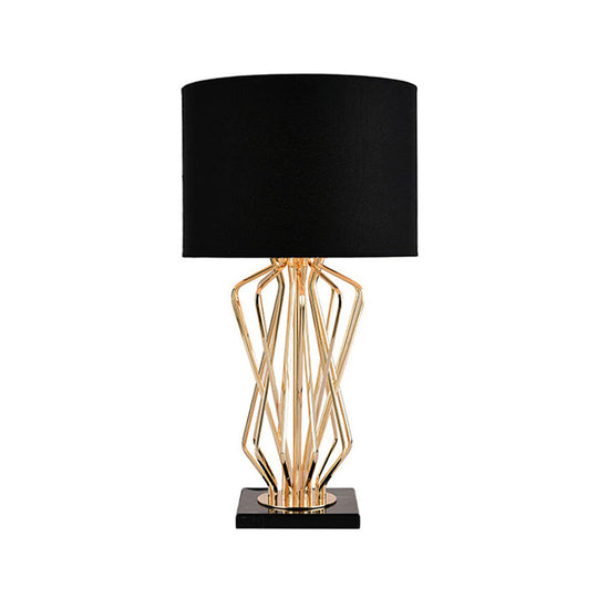 Noémie - Gold Finish Hourglass Night Light Table Lamp