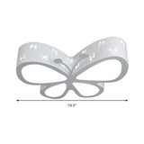 Kindergarten Butterfly Ceiling Light - Cartoon Led Flush Mount Fixture