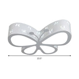 Kindergarten Butterfly Ceiling Light - Cartoon Led Flush Mount Fixture