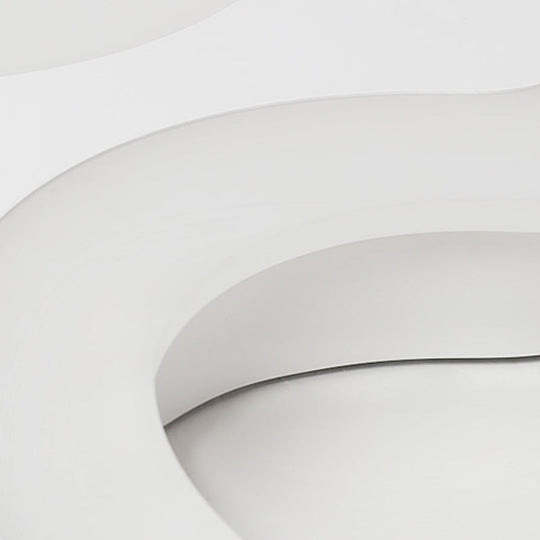 Modern Acrylic Led Ceiling Lamp - Stylish Y-Shaped Flush Light In White For Foyer Or Hotel