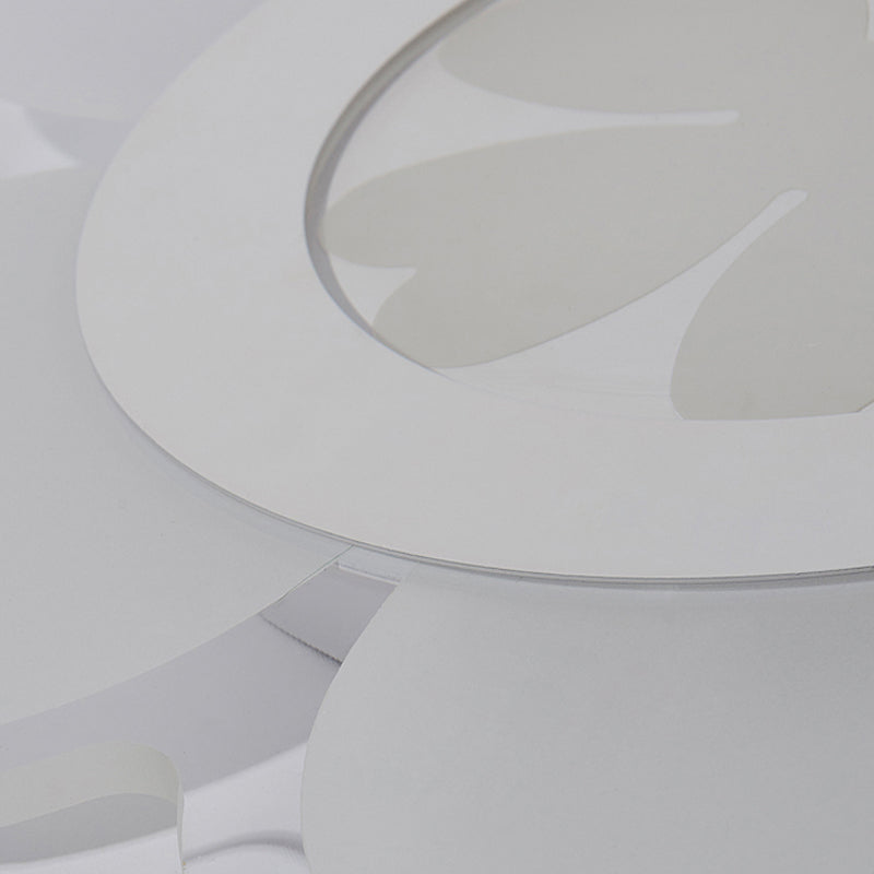 Heart - Shaped Petal Ceiling Light With Led Flush Mount For Kid’s Room