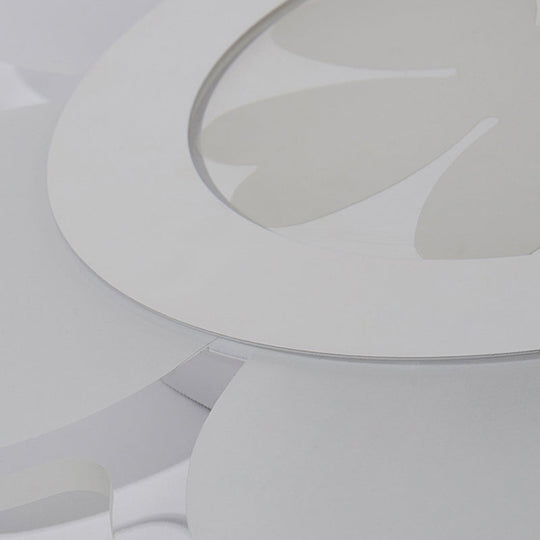 Heart-Shaped Petal Ceiling Light With Led Flush Mount For Kids Room