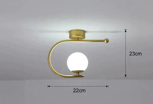 Modern Simple Corridor Lamp Circular Ceiling