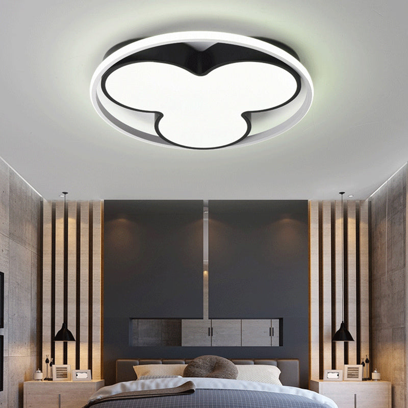 Flower Ceiling Mount Led Light For Child Bedroom - Nordic Style Acrylic Lamp