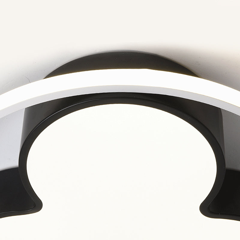 Flower Ceiling Mount Led Light For Child Bedroom - Nordic Style Acrylic Lamp