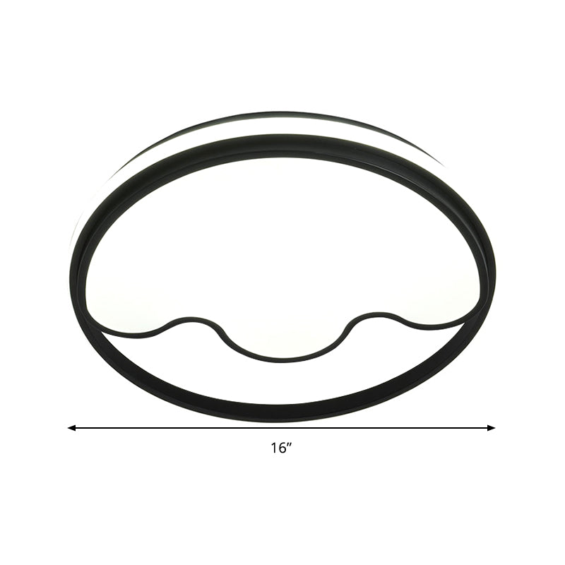 Modern Animal Paw Led Flush Mount Ceiling Light For Study Room - Eye - Caring & Acrylic Lamp