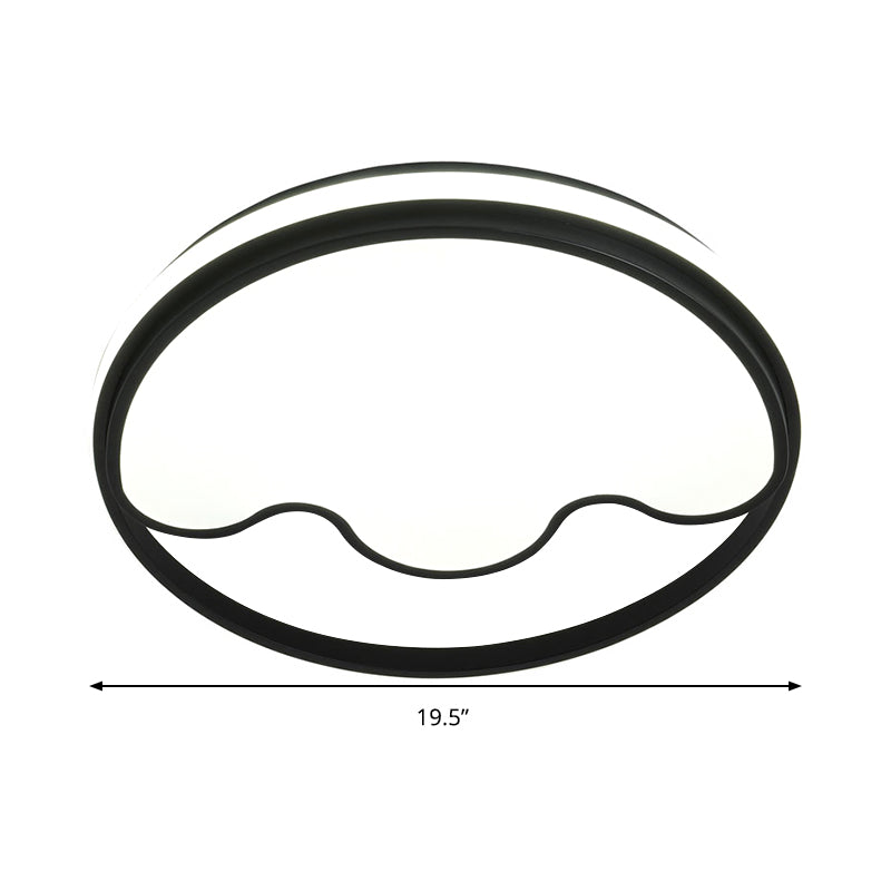 Modern Animal Paw Led Flush Mount Ceiling Light For Study Room - Eye - Caring & Acrylic Lamp