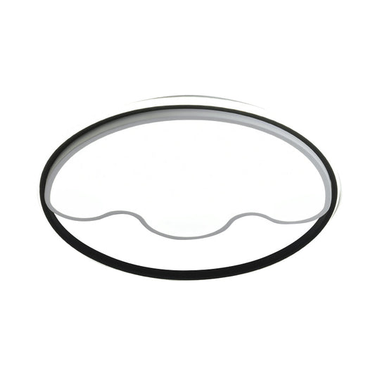 Modern Animal Paw Led Flush Mount Ceiling Light For Study Room - Eye - Caring & Acrylic Lamp