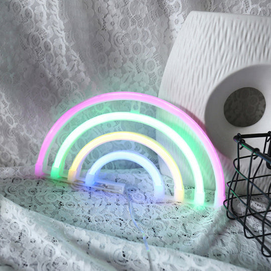 Colorful Usb Led Night Light For Bedside Wall-Mounted