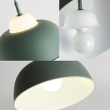 Modern Gourd Metal Pendant Light For Dining Room Ceiling - 1 Bulb