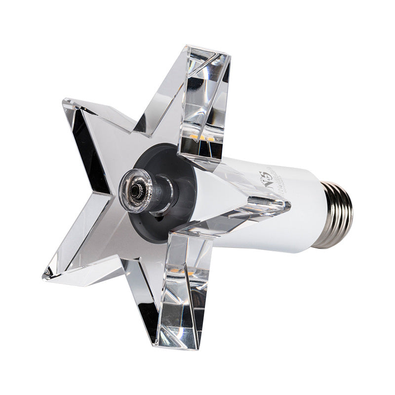 Contemporary Led Star-Shaped Crystal Ceiling Lamp For Hallway