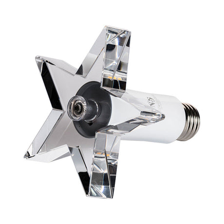 Contemporary Led Star-Shaped Crystal Ceiling Lamp For Hallway