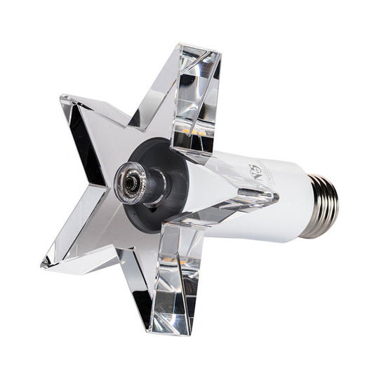 Contemporary Led Star-Shaped Crystal Ceiling Lamp For Hallway
