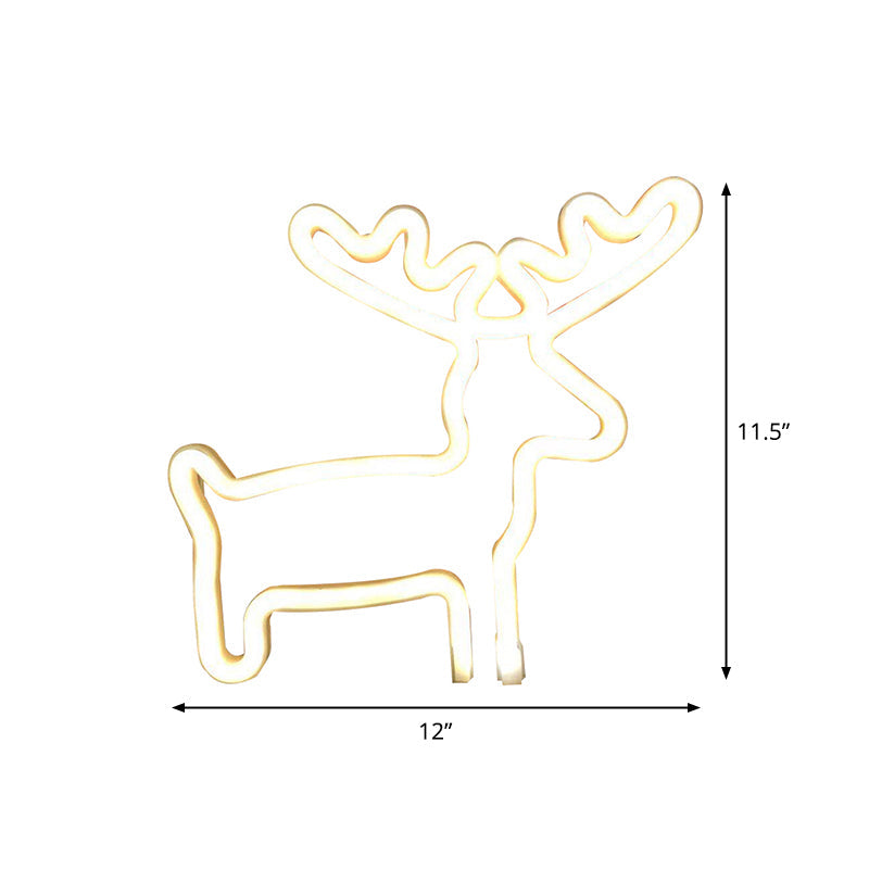 Minimalistic Usb Led Night Lamp With Plastic Animation Framework For Modern Wall Lighting