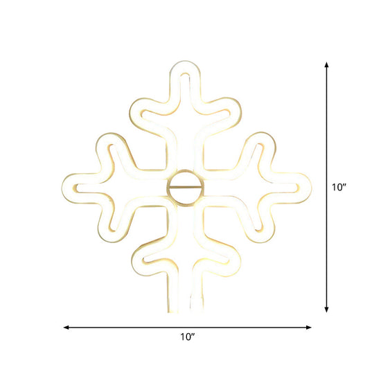 Minimalistic Usb Led Night Lamp With Plastic Animation Framework For Modern Wall Lighting