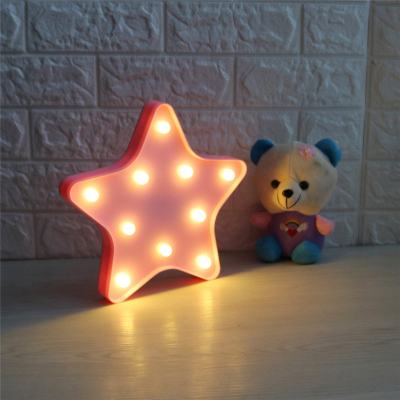 Modern Battery-Operated Led Wall Night Light - Star Stand Lighting