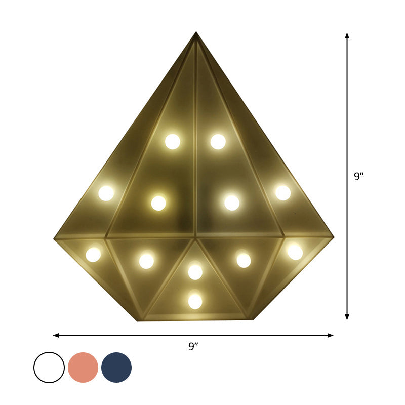 Led Bedroom Nightstand Light With Minimalist Design And Plastic Shade