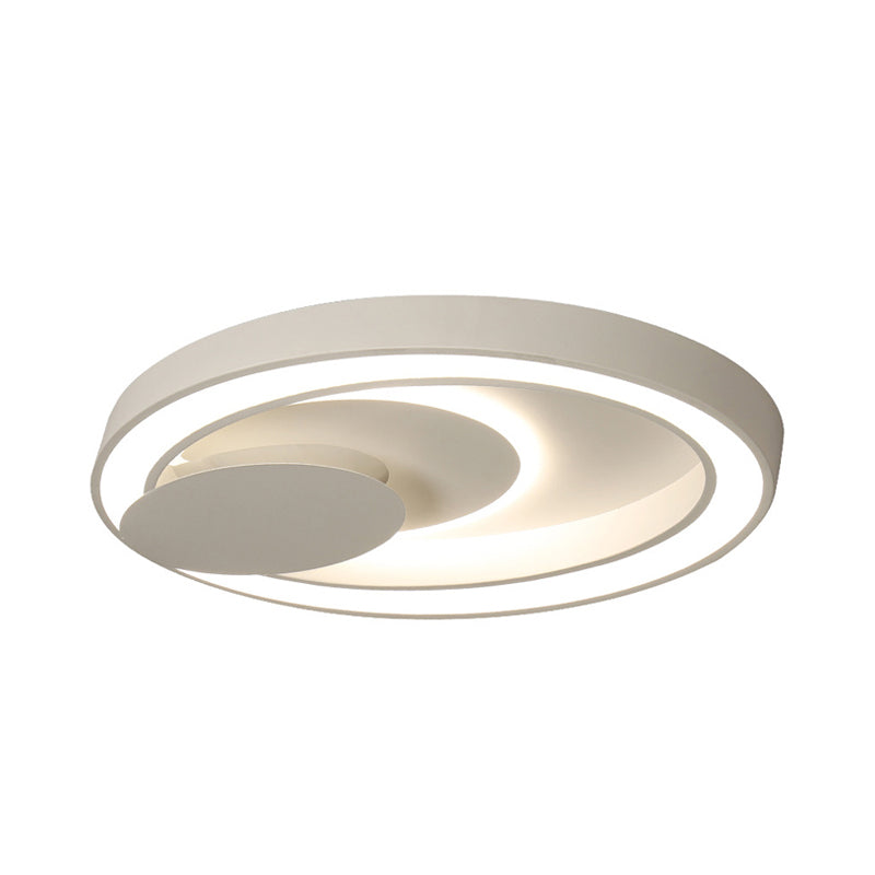 Modern Led Ceiling Mount Light In White For Kid’s Bedroom
