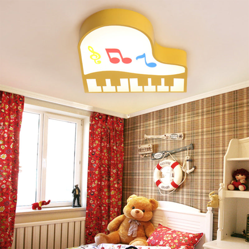 Led Cartoon Ceiling Light In Multiple Colors For Children’s Room - Warm/White Yellow / White