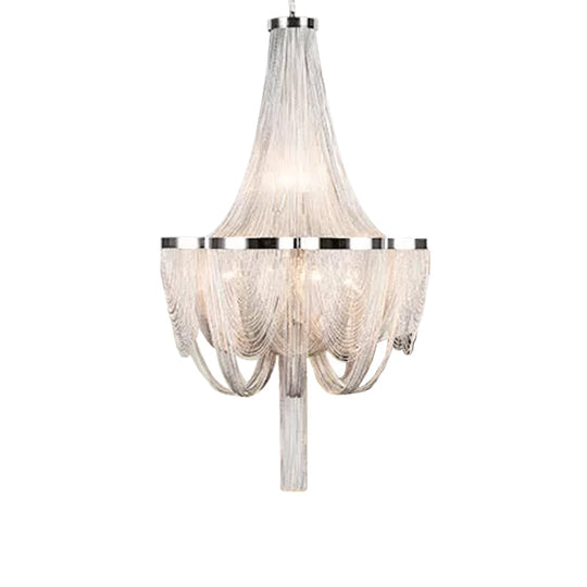 Modern Aluminum Led Chandelier Pendant Light Fixture For Living Room